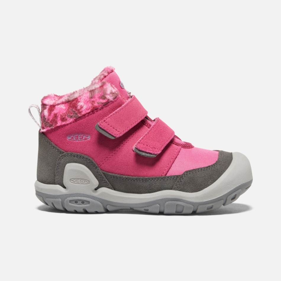 フルーツ ダブ ブラック リトル キッズ ノッチ ダブル ストラップ チャッカ キーン