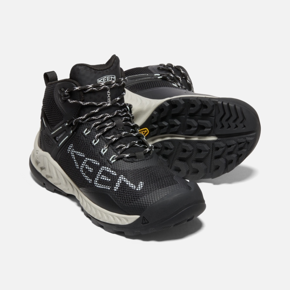 ブラック ブルー グラス レディース Nxis Evo ウォータープルーフ ブーツ キーン