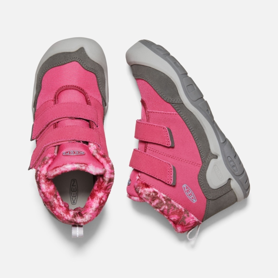 フルーツ ダブ ブラック キーン ビッグ キッズ ノッチ ダブル ストラップ チャッカ