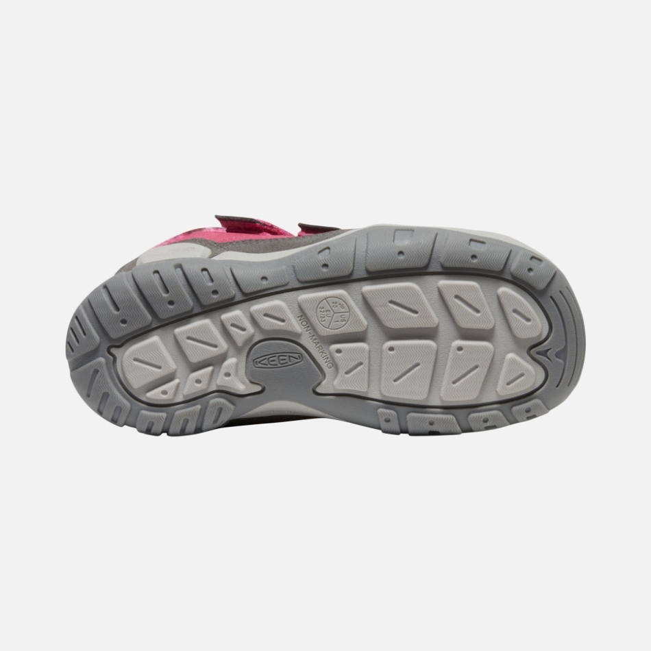 フルーツ ダブ ブラック キーン ビッグ キッズ ノッチ ダブル ストラップ チャッカ