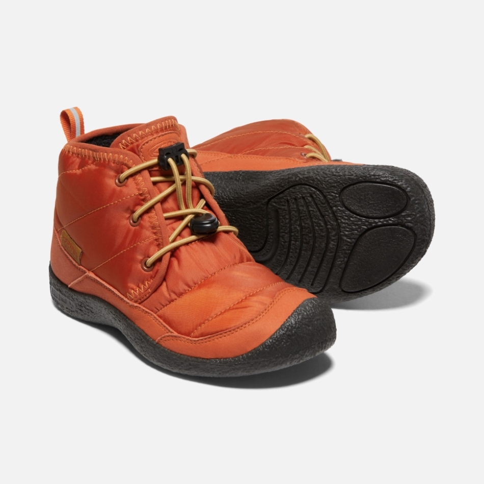 キーン ポッターズ クレイ ブラック ビッグ キッズ ハウザー II ウォータープルーフ チャッカ