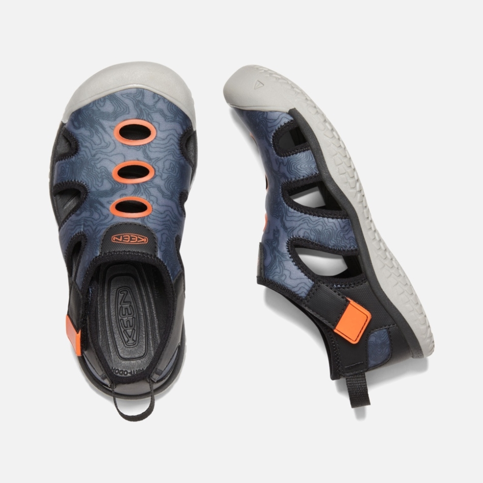 ロインツ サンダル 赤38 24センチ キーホルダー付き（OUTLET】Roxy 