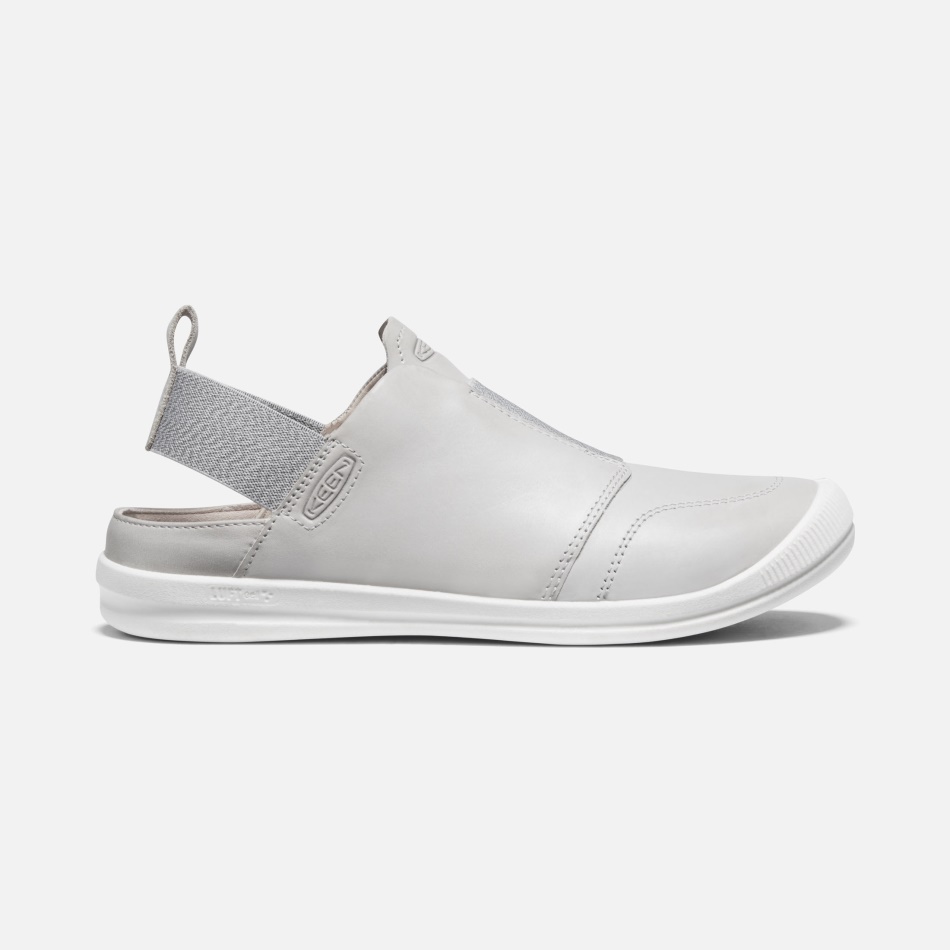 レディース ローレライ II スリッポン カジュアル シューズ キーン ヴェイパー スチール グレー