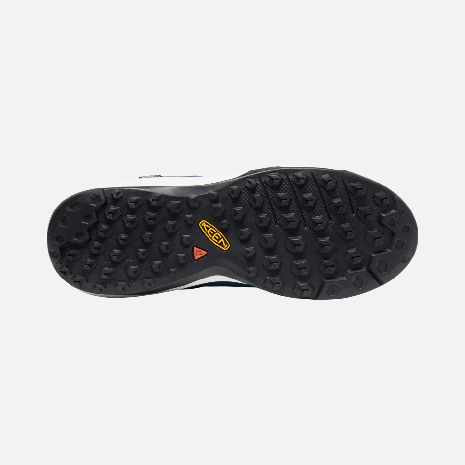 ウィメンズ テンポフレックス ウォータープルーフ ハイキング トレーナー ブーツ ブルー コーラルスター ホワイト キーン