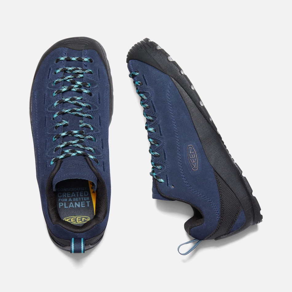 キーン レディース ジャスパー スエード トレーナー ブラック アイリス ブラック