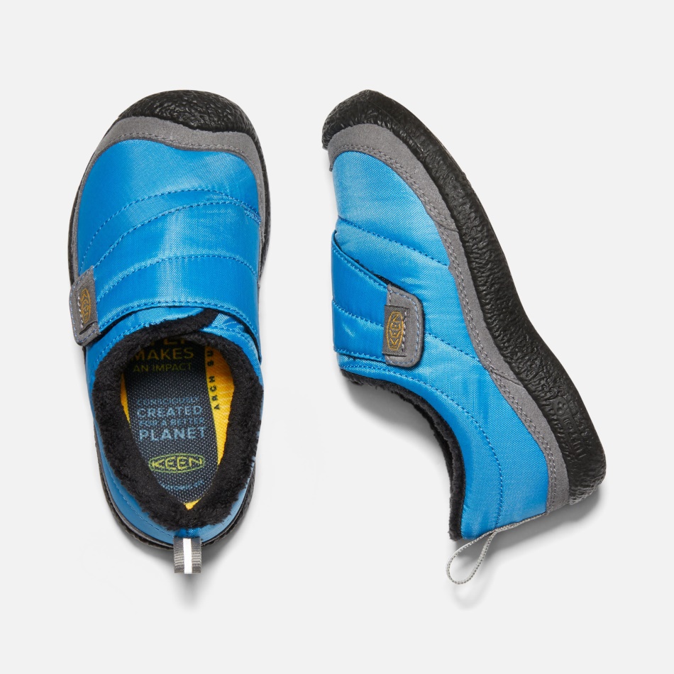 キーン ジュニア キッズ ハウザー ラップ ブリリアント ブルー スチール グレー