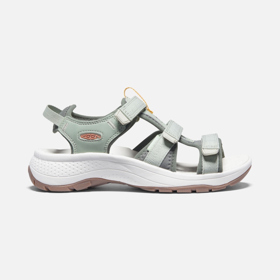 デザート セージ キャスター グレー キーン レディース アストリア ウェスト オープントゥ サンダル